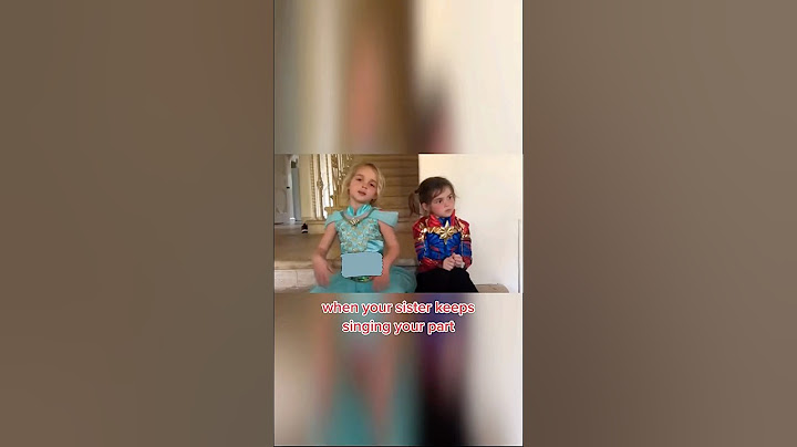 When your sister WON'T LET YOU SHINE  #sisters #funny #milaandemma