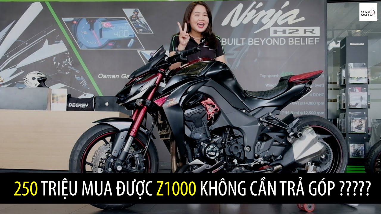 Cận cảnh Kawasaki Z1000 mới với giá bán 390 triệu tại Việt Nam
