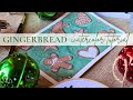 Easy Watercolor Christmas Gingerbread Cookies