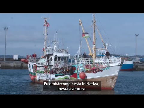 Bieito Lobeira: &laquo;Embarco no barco #RumboAGaza, porque son galego e son un ser humano&raquo;