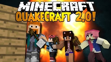 Minecraft Mini-Game: QUAKECRAFT 2.0! - with Vengelfe, Yammy and FamousFilms