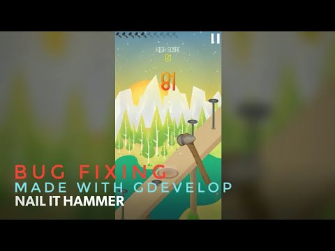 Nail It Hammer made with Gdevelop (bug fixing)
