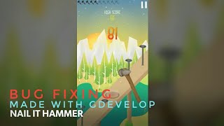Nail It Hammer made with Gdevelop (bug fixing)