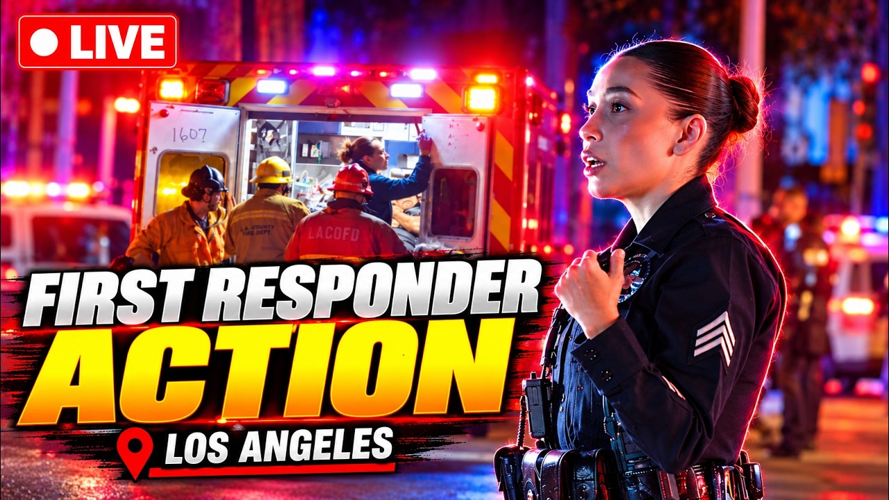 🛑 First Responder Action - What’s Happening?| LIVE Los Angeles County