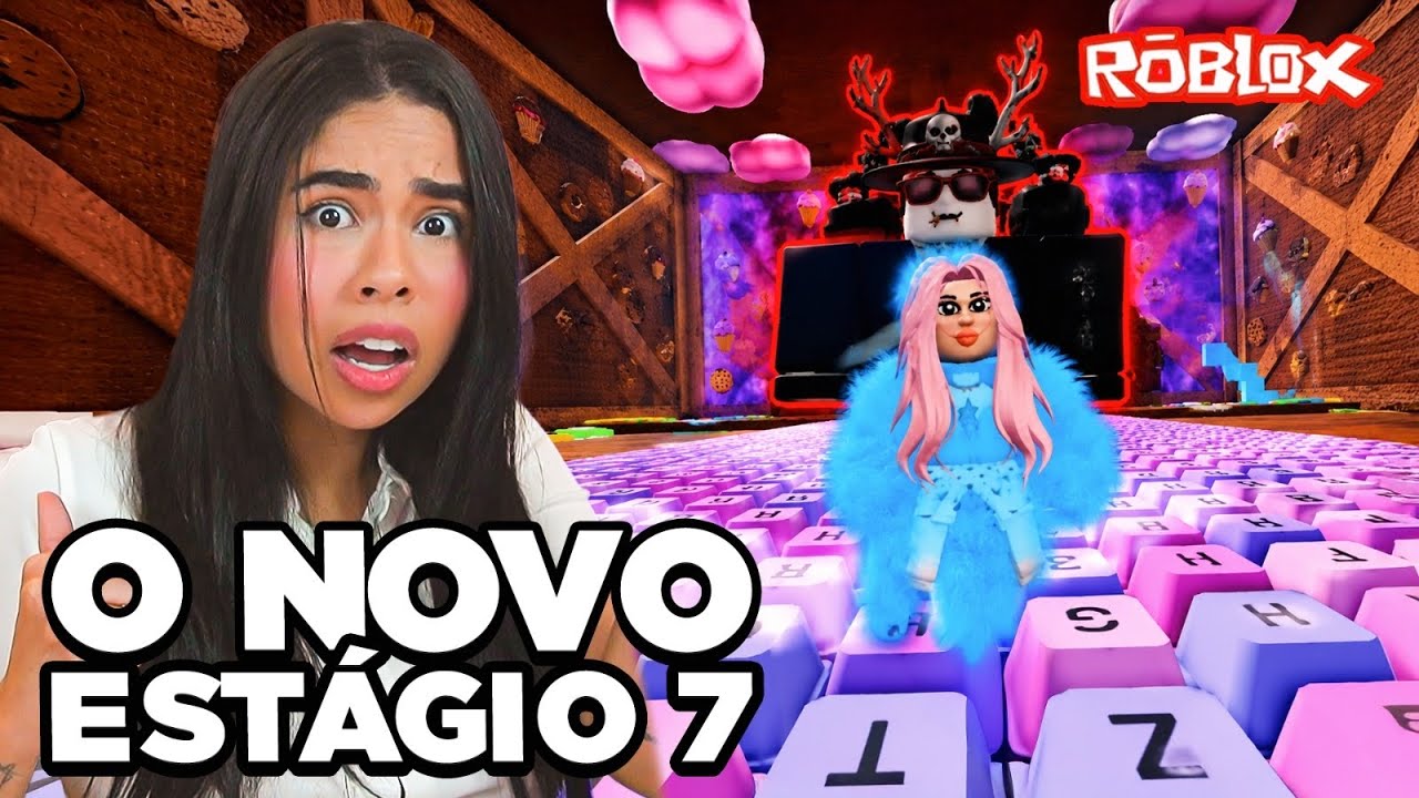NOVA ATUALIZAÇÃO E ESTÁGIO NO PARKOUR DE TECLADOS NO ROBLOX