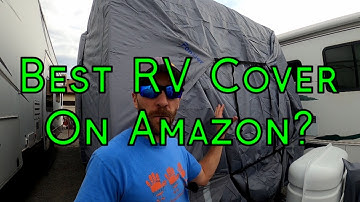 Best RV Cover On Amazon? - Fonzier Travel Trailer Cover/RV Cover