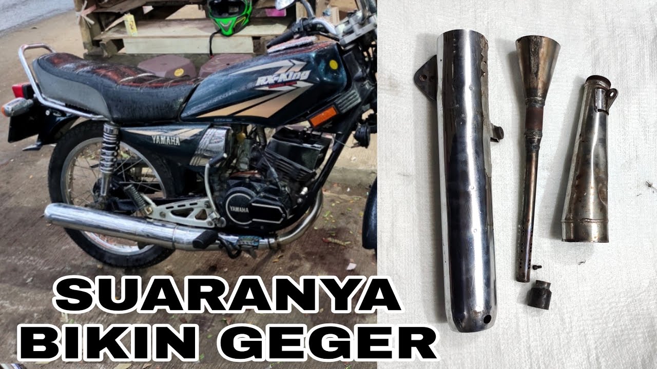 PEDES NAMPOL CHEMBER GARING BOBOK KNALPOT YAMAHA RX-KING GAYA BALAP ROAD RACE  BIKIN JAMBRET KECOT