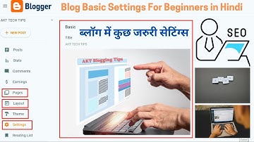Blogger Basic Settings For Beginners in Hindi | Blogger SEO Settings || Blogger Ki Jaruri Settings