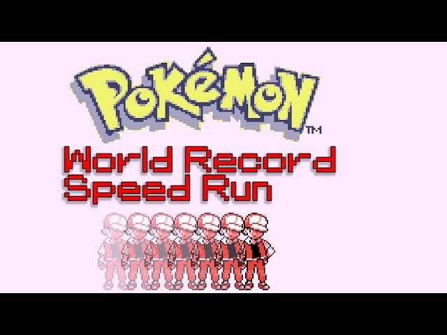 Pokemon Red speed-run beats world record