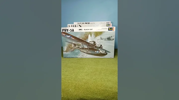 PBY-5 CATALINA 1/72 SCALE BY REVELL 1960'S BOX ART BLACK CATS NIGHT WARFARE