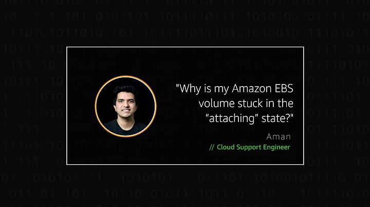Why is my Amazon EBS volume stuck in the "attaching" state?