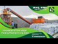 Installation of corn silage packing machin in Iraq, Erbil