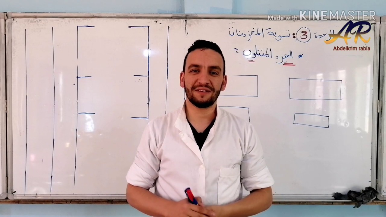 تسوية المخزونات،الجرد المتناوب_تسيير محاسبي ومالي_الاستاذ عبد الكريم