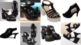 Top Black Color Heels Design Latest Stylish .P.fashion.world