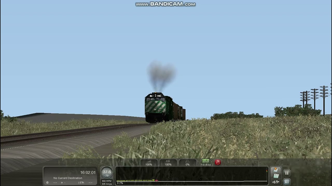 Train Sim Classic: A Pair Of BN F45's On Marias Pass