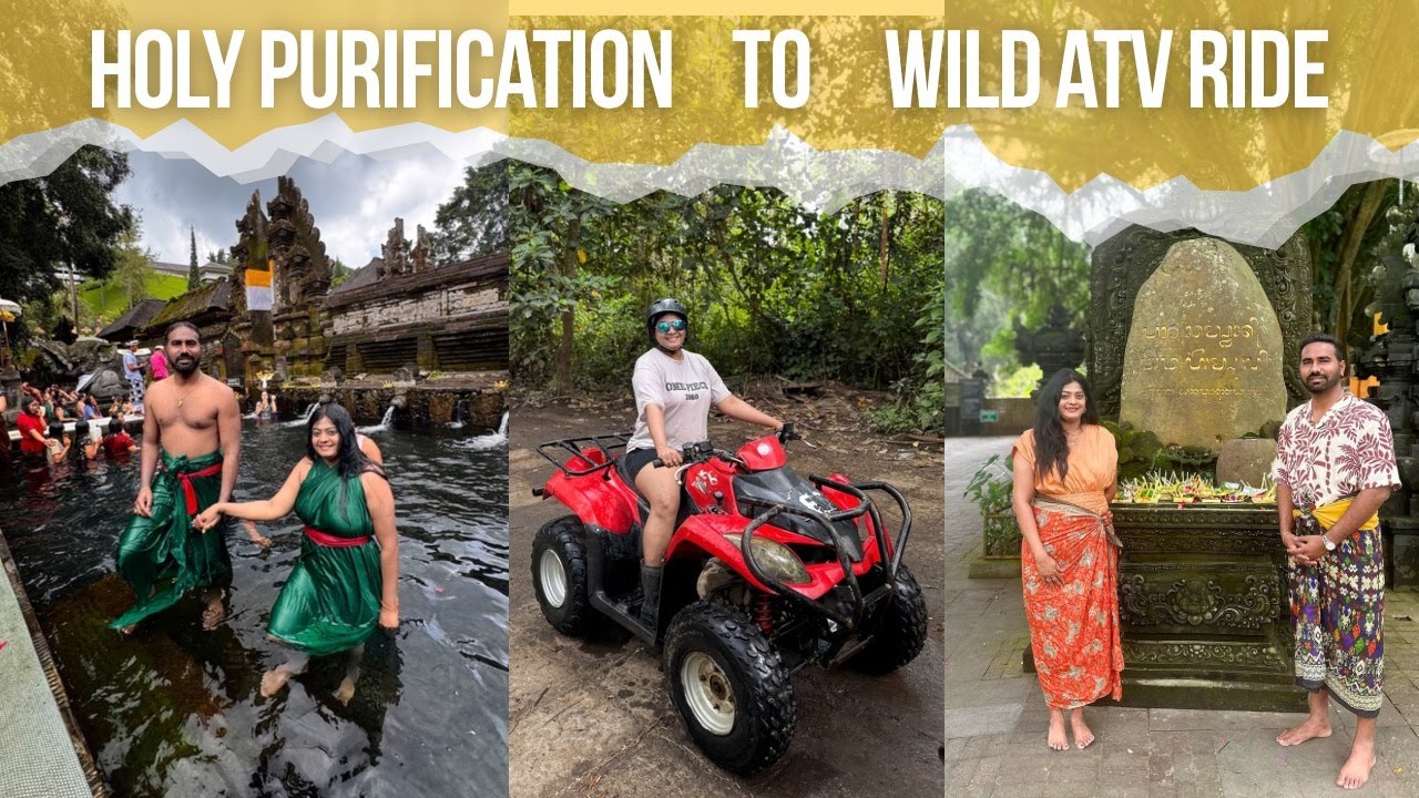 Day 5 In Bali 👀 | Self Purification Ritual | Ride Bali Adventure 🛞