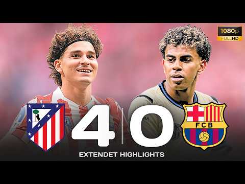 Atletico Madrid 4 - 0 Barcelona | FULL HIGHLIGHTS