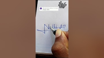 Stylish Name | Nidhi | Stylish Signature | Calligraphy Signature