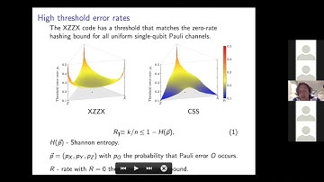 QIP2021 | The XZZX surface code (Benjamin Brown)