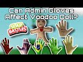 Can admin gloves affect voodoo doll  slap battles roblox