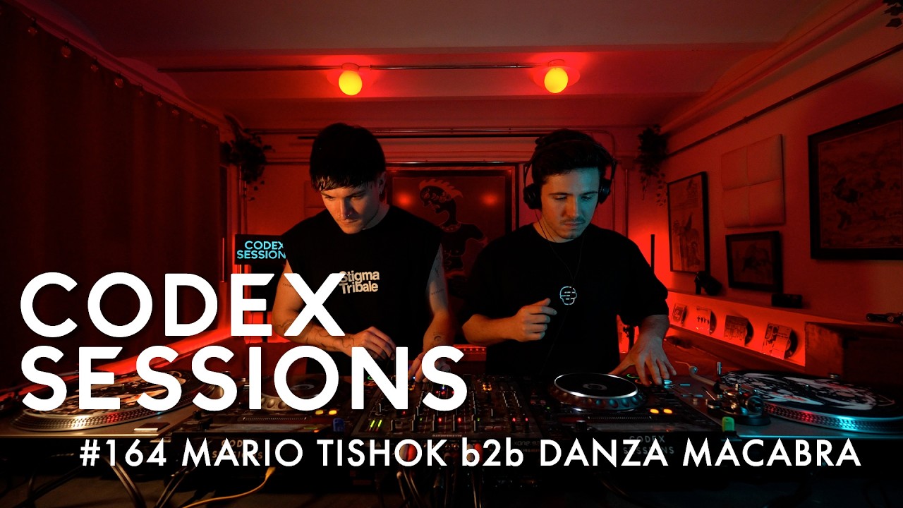 MARIO TISHOK b2b DANZA MACABRA – Techno/Progressive Trance set | Codex Sessions #164 [2026]
