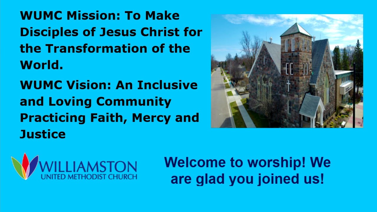 WUMC Worship 14 July 2024 YouTube