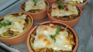 Saxsi̇ Qabda Pendi̇rli̇, Göbələkli̇, Toyuqlu ,Julyen.