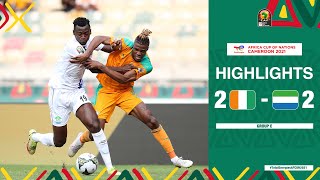Côte d'Ivoire 🆚 Sierra Leone Highlights - #TotalEnergiesAFCON2021 - Group E thumbnail