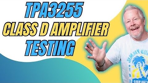 How I setup for testing the TPA3255 Class D Amplifier 300W + 300W #Micsig #STO1004