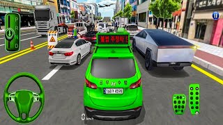 New Hyundai Sonata Fe Car Stuck Climbing In Parking For City Road - 3D Driving Gameplay #cardriving screenshot 2