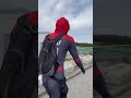葛西臨海公園にいるスパイダーマン