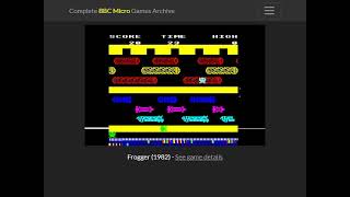 (Gameplay - 2202) Frogger (BBC Micro - 7)