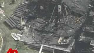 Raw Video: House Destroyed in Explosion