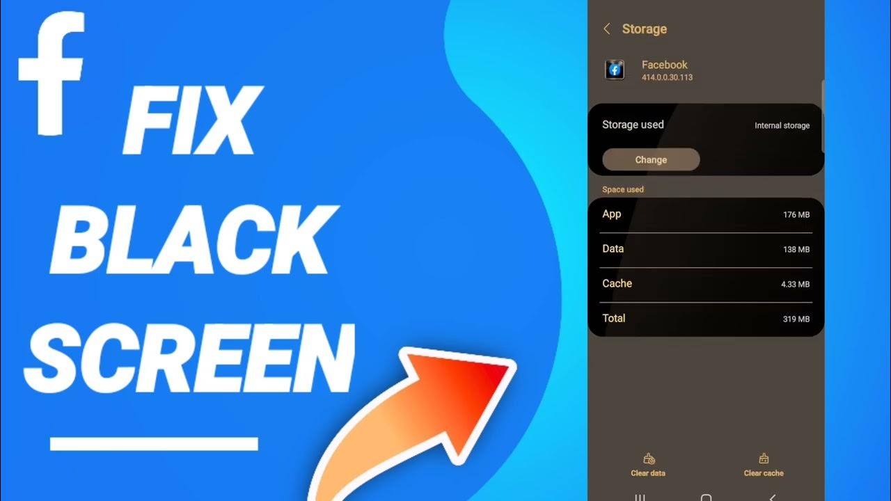 How To Fix Black Screen On Facebook App 2023 YouTube