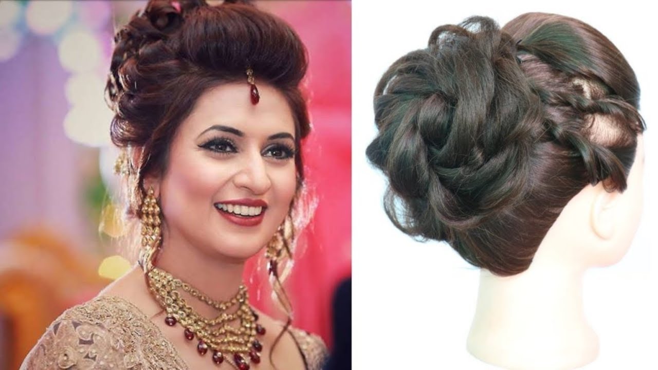 juda || Hina Khan inspired HAIR style || Celebrity Hairstyles || Indian  Hairstyles for medium hair - YouTube