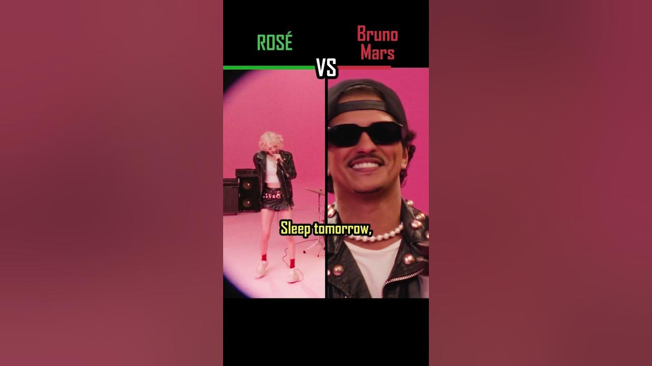 ROSÉ & BRUNO MARS - APT. - #shorts #versus #music