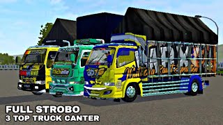 3 TOP TERBAIK MOD BUSSID TRUCK CANTER FULL STROBO MEDIAFIRE NO PW FULL ANIMASI OLENG TERUS NI BREE screenshot 3