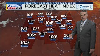 More heat and storms this week, turning slightly cooler this weekend - CBS 42 News at 4 pm Forecast