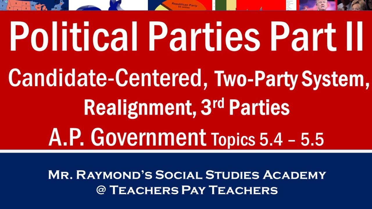 AP Government Political Parties Part II - Topics 5.4 & 5.5 [Everything
