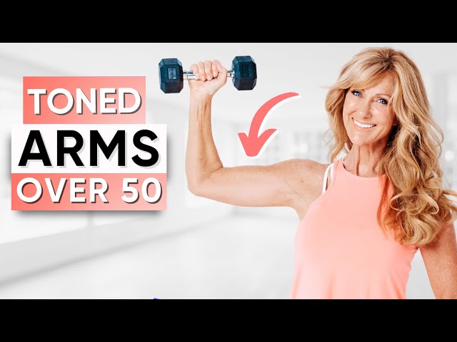 10 Minute Toned Arms Workout With Dumbbells | Ultimate Strength Over 50! class=
