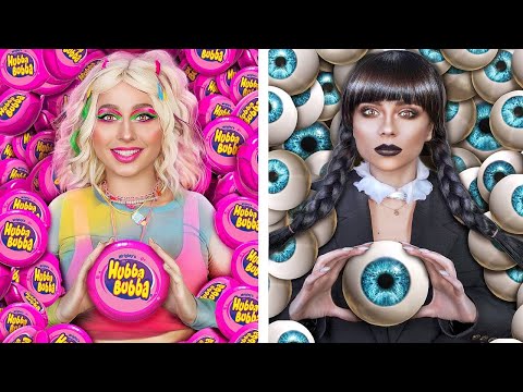 Кулинарный челлендж: Уэнсдей Аддамс против Инид!