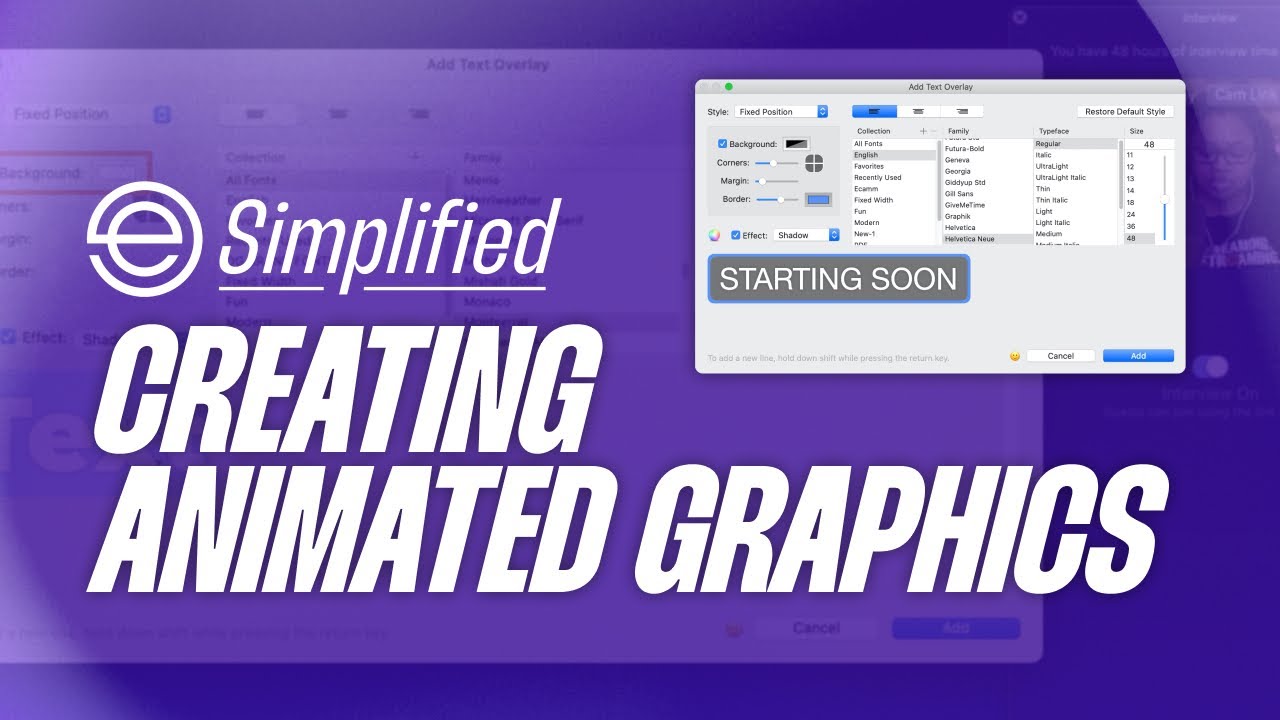 How to Create Animated Graphics in Ecamm Live: Ecamm Simplified (9/20) How to Create Animated Graphics in Ecamm Live: Ecamm Simplified (9/20)