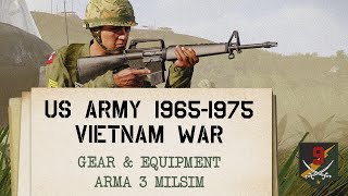 US Army 65-75 Vietnam War, Gear & Weapons - ARMA 3 Milsim screenshot 5