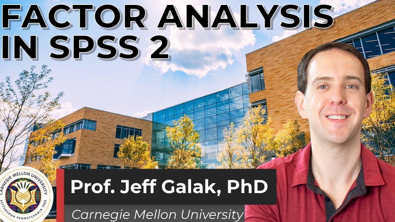Factor Analysis in SPSS 2 (Marketing Research Module 5, Video 8) - YouTube