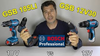 Comparativa Bosch: 18V vs 12V  ¿Cuál Taladro se Ajusta Mejor a tus Necesidades?