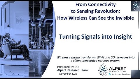 Turning Signals into Insight - From Connectivity to Sensing Revolution