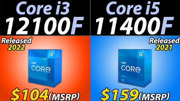 i3-12100F vs. i5-11400F | 4-Cores vs. 6-Cores | How Much Performance Difference?
