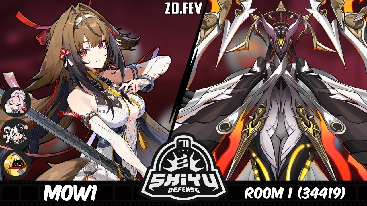 M0W1 Ye Shunguang // Shiyu Defense (20.Fev) Node 5 Room 1 (34419 Score) // Zenless Zone Zero
