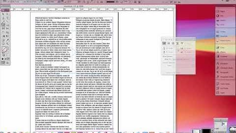 Intro to Indesign CS3 - In Norwegian.