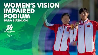 Medal Ceremony 🏅🎯 Para Biathlon Women’s Individual Vision Impaired | 8 Mar | Milano Cortina 2026